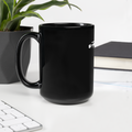 3KT - 3cross Black Glossy Mug