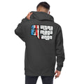 Unisex fleece zip up hoodie