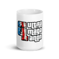 UltraMagaQanon White glossy mug - UltraMagaQanon