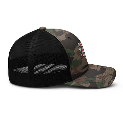 UltraMagaQanon Camouflage trucker hat - UltraMagaQanon