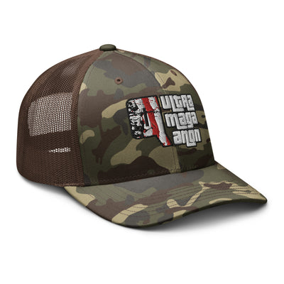 UltraMagaQanon Camouflage trucker hat - UltraMagaQanon