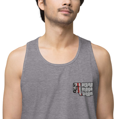 Men’s premium tank top - UltraMagaQanon