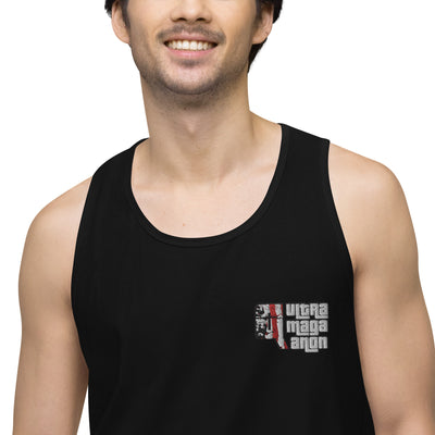 Men’s premium tank top - UltraMagaQanon