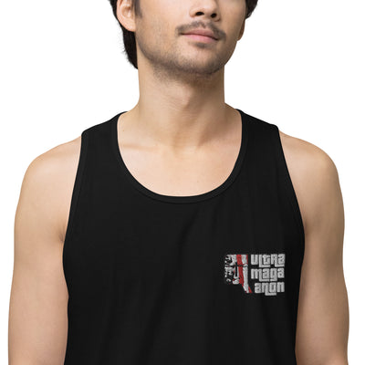 Men’s premium tank top - UltraMagaQanon