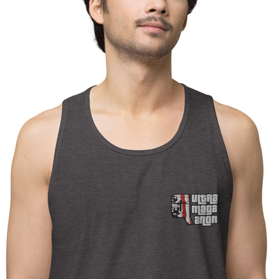 Men’s premium tank top - UltraMagaQanon