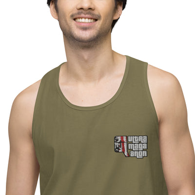 Men’s premium tank top - UltraMagaQanon