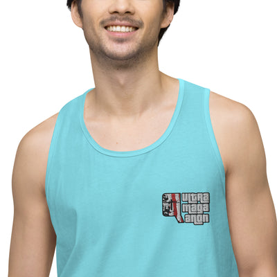 Men’s premium tank top - UltraMagaQanon