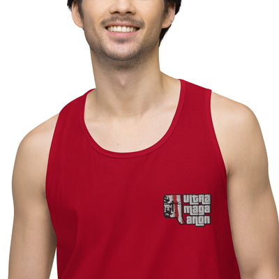 Men’s premium tank top - UltraMagaQanon