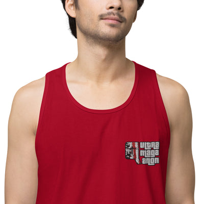 Men’s premium tank top - UltraMagaQanon