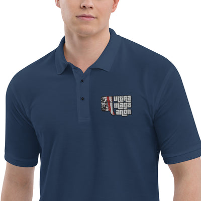 Men's Premium Polo - UltraMagaQanon