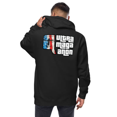 Unisex fleece zip up hoodie