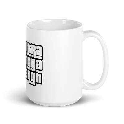 UltraMagaQanon White glossy mug - UltraMagaQanon